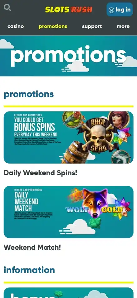 Slots Rush Casino Mobile No Deposit Bonus Review
