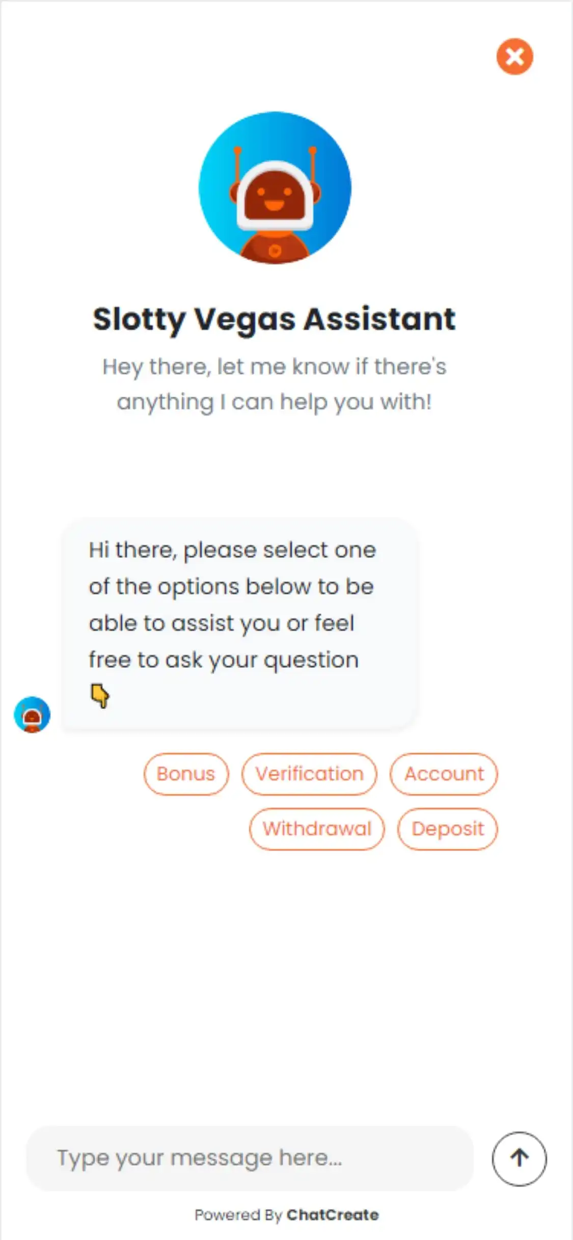 Slotty Vegas Casino Mobile Support Review