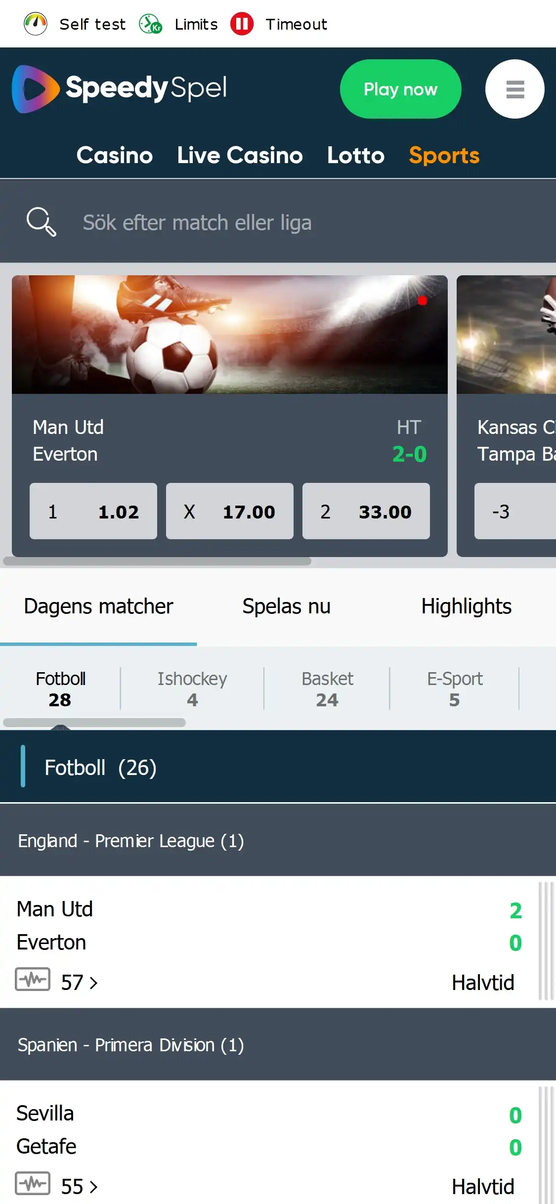 Speedy Casino Mobile Betting Review
