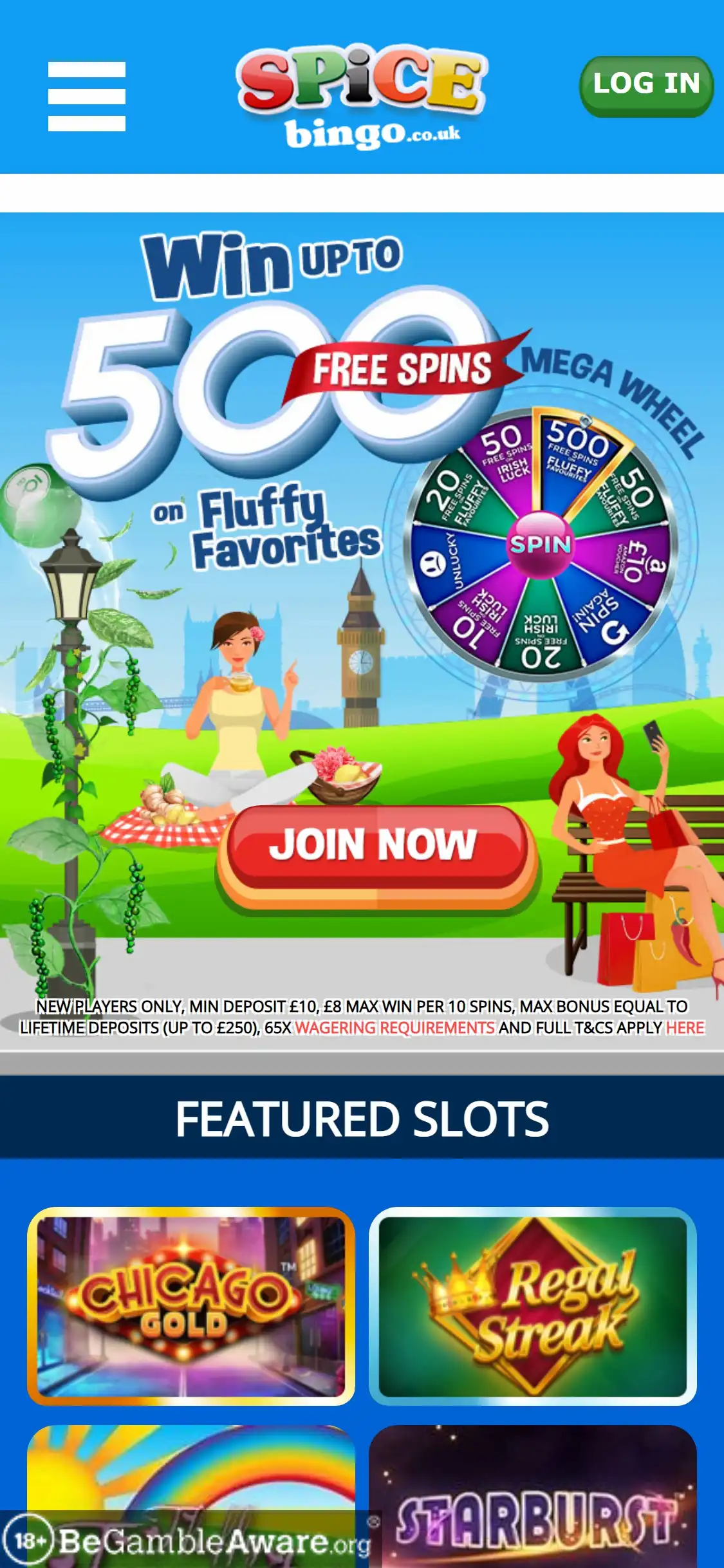Spice Bingo Casino Mobile Review