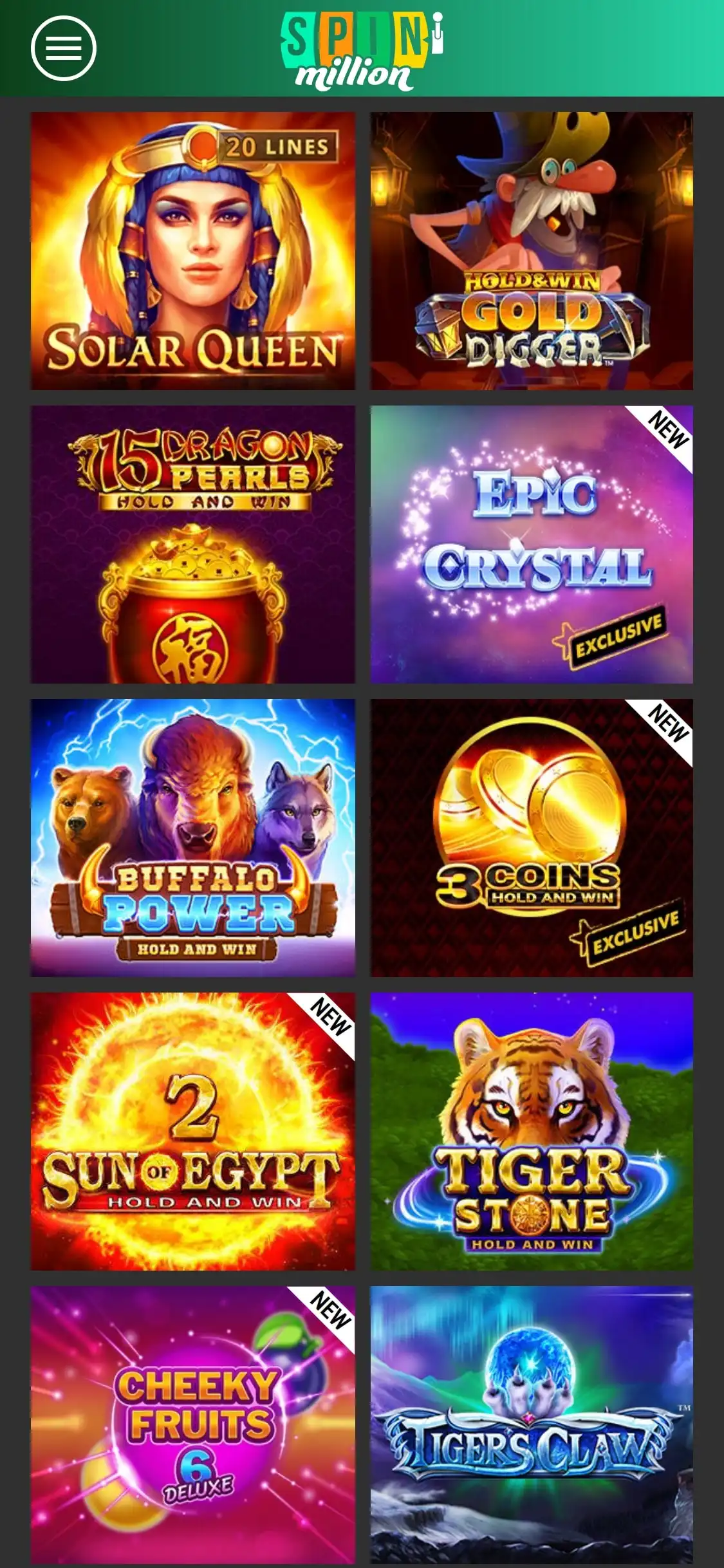 Spin Million Mobile Games Review