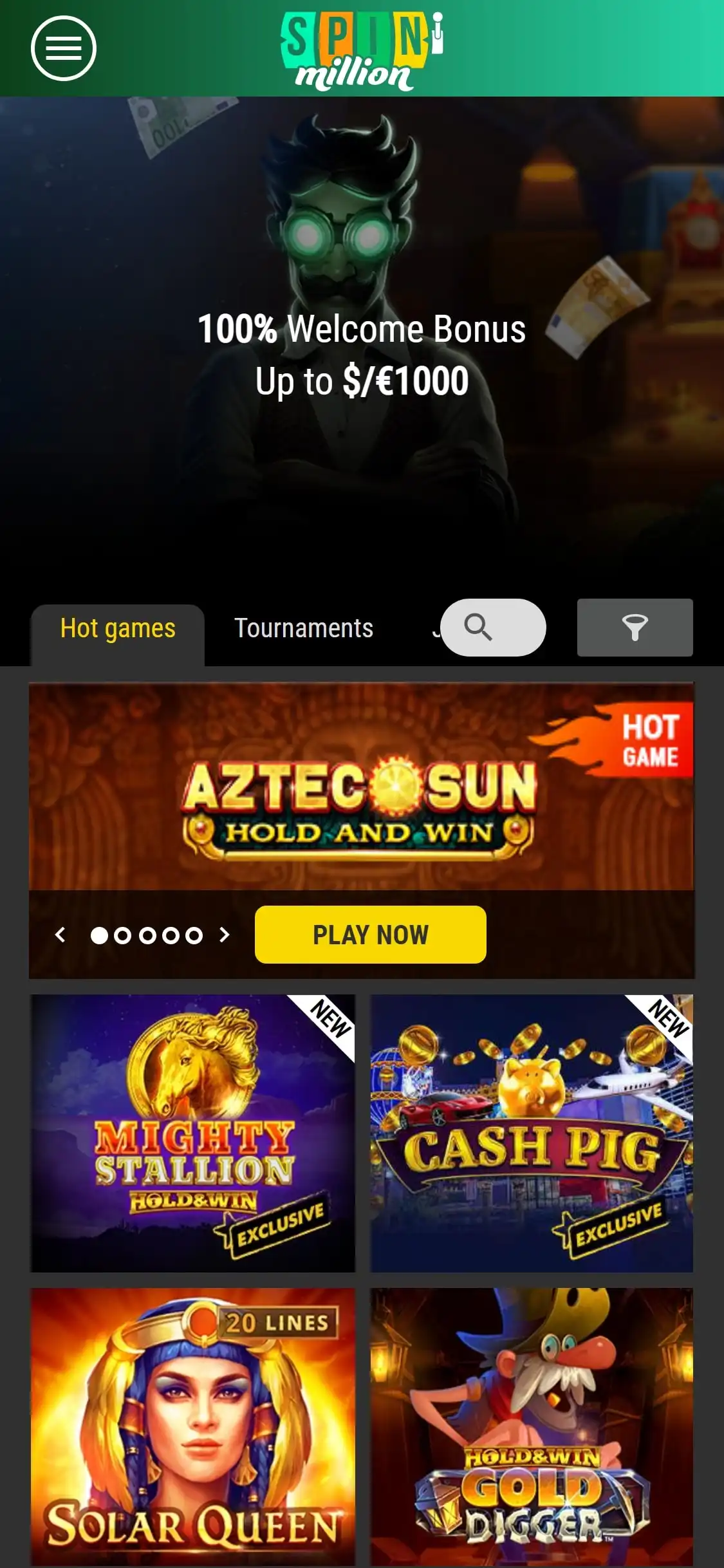 Spin Million Mobile Review