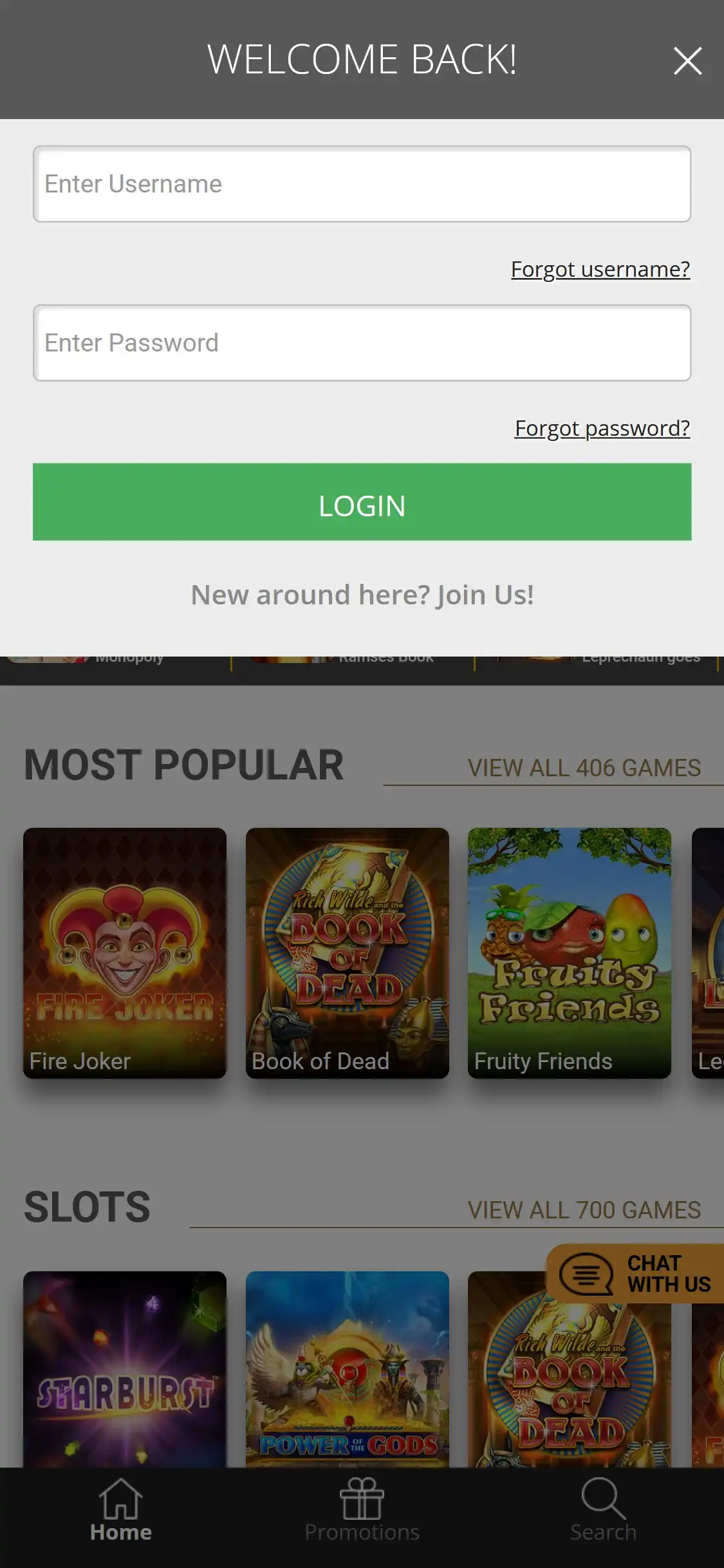 Spinson Casino Mobile Login Review