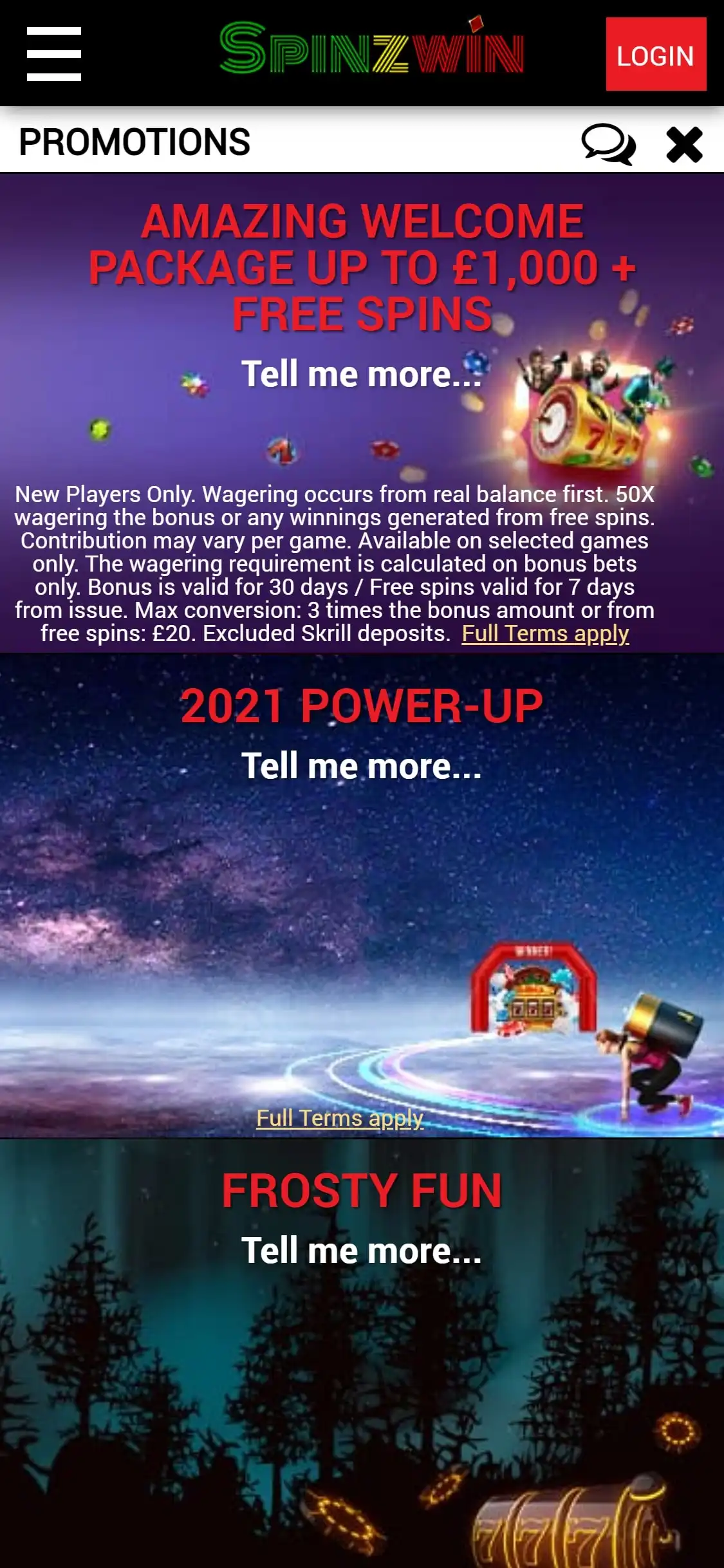 Spinzwin Casino Mobile No Deposit Bonus Review