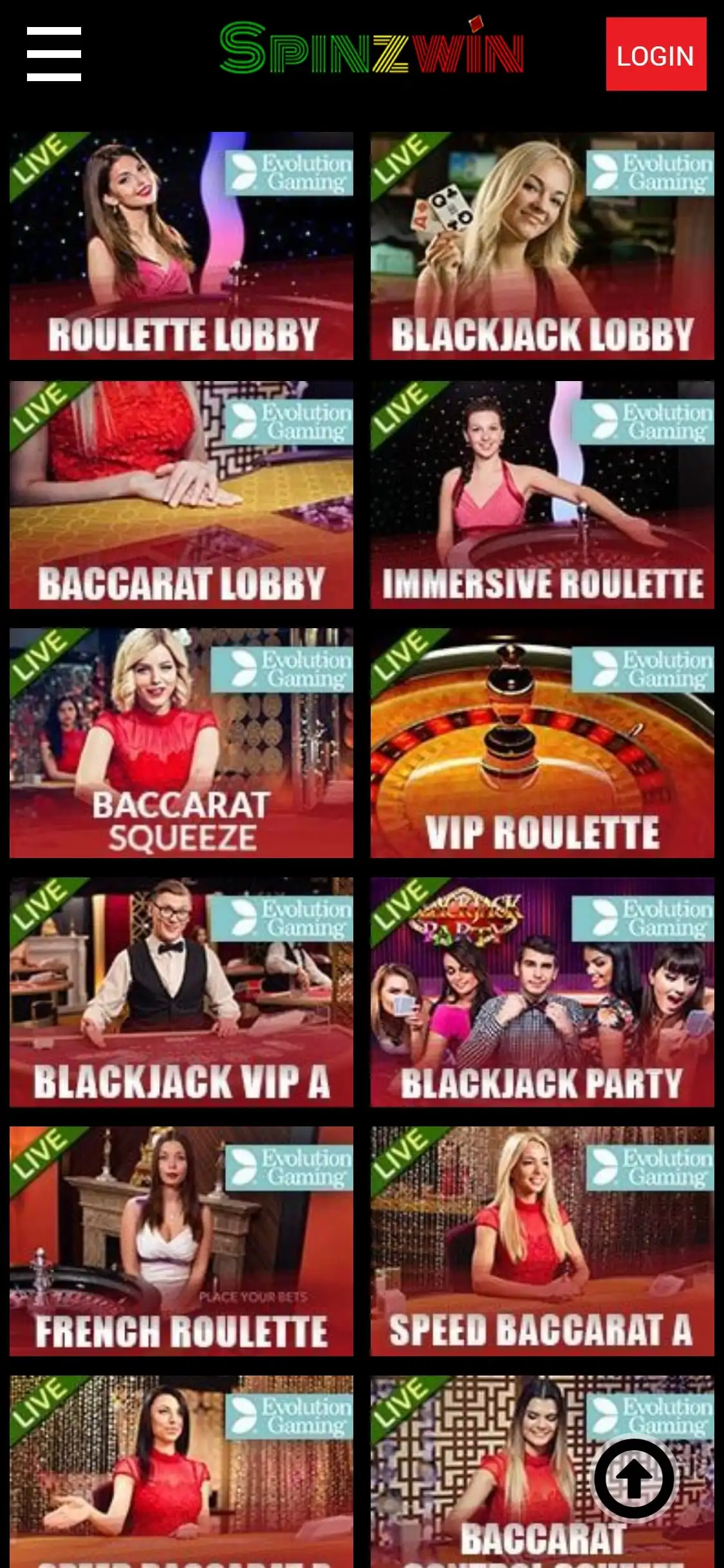 Spinzwin Casino Mobile Live Dealer Games Review