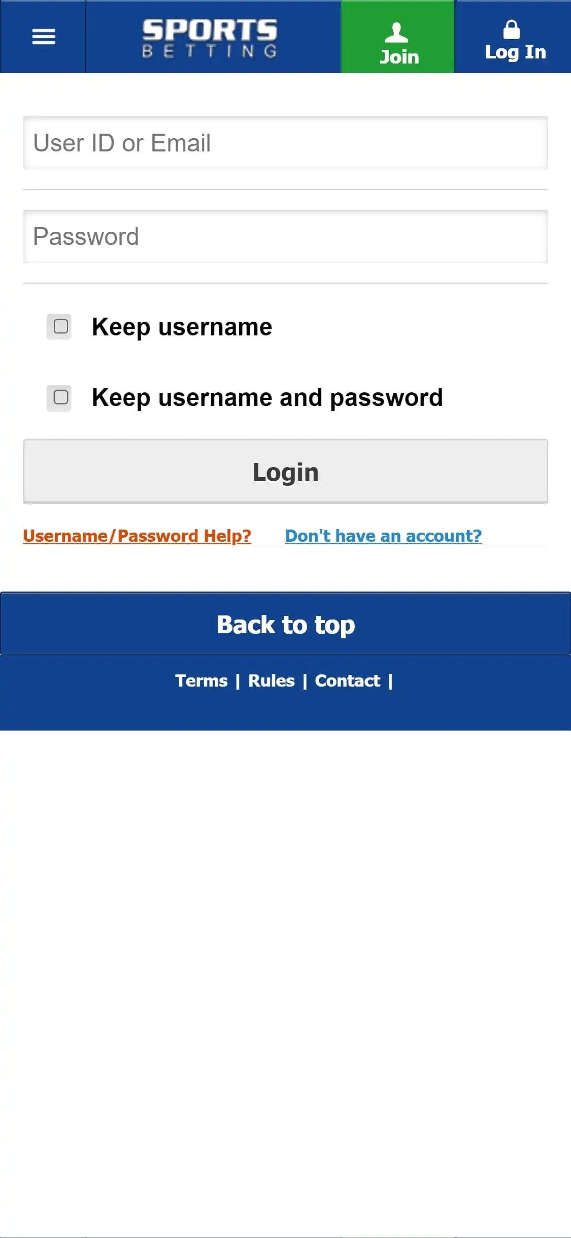 Sports Betting Casino Mobile Login Review
