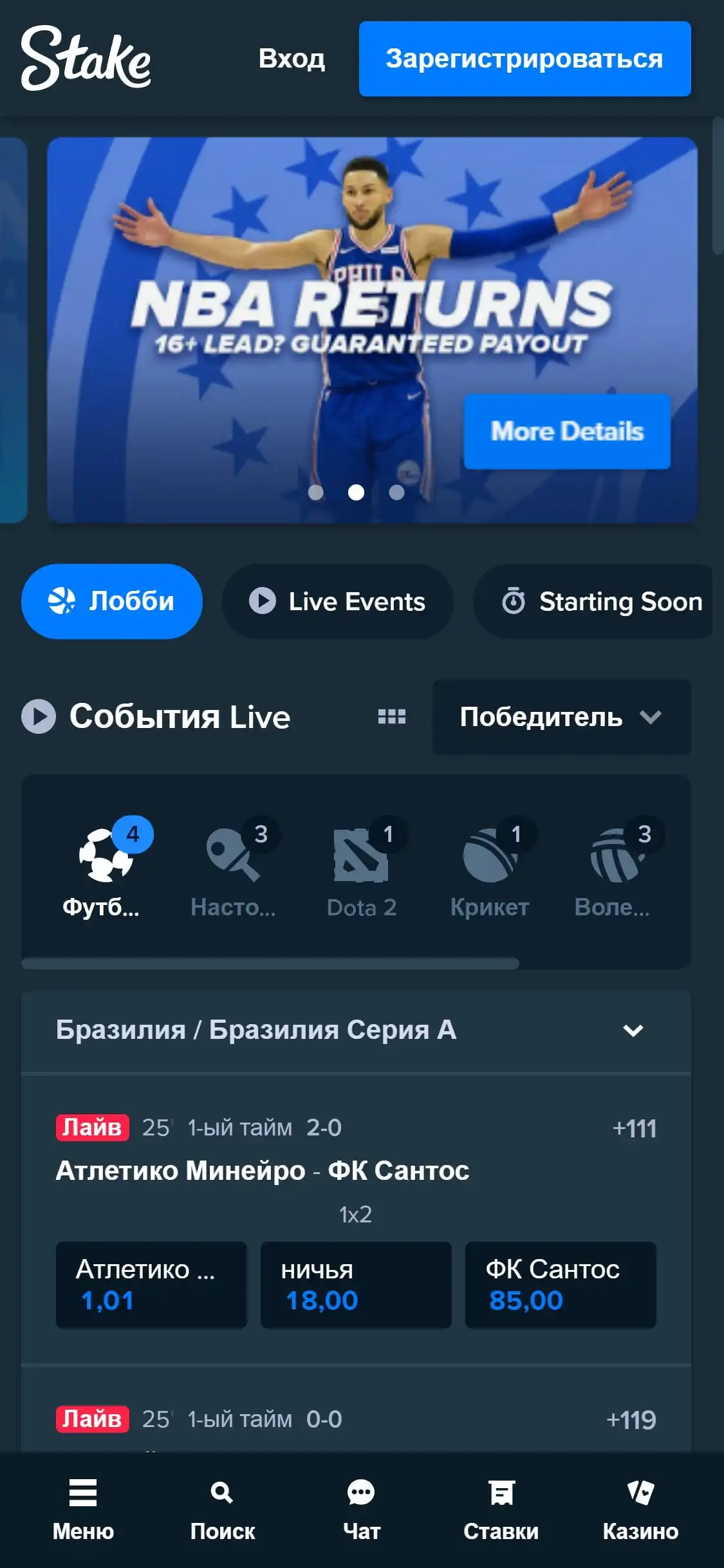 Stake Casino Mobile Review