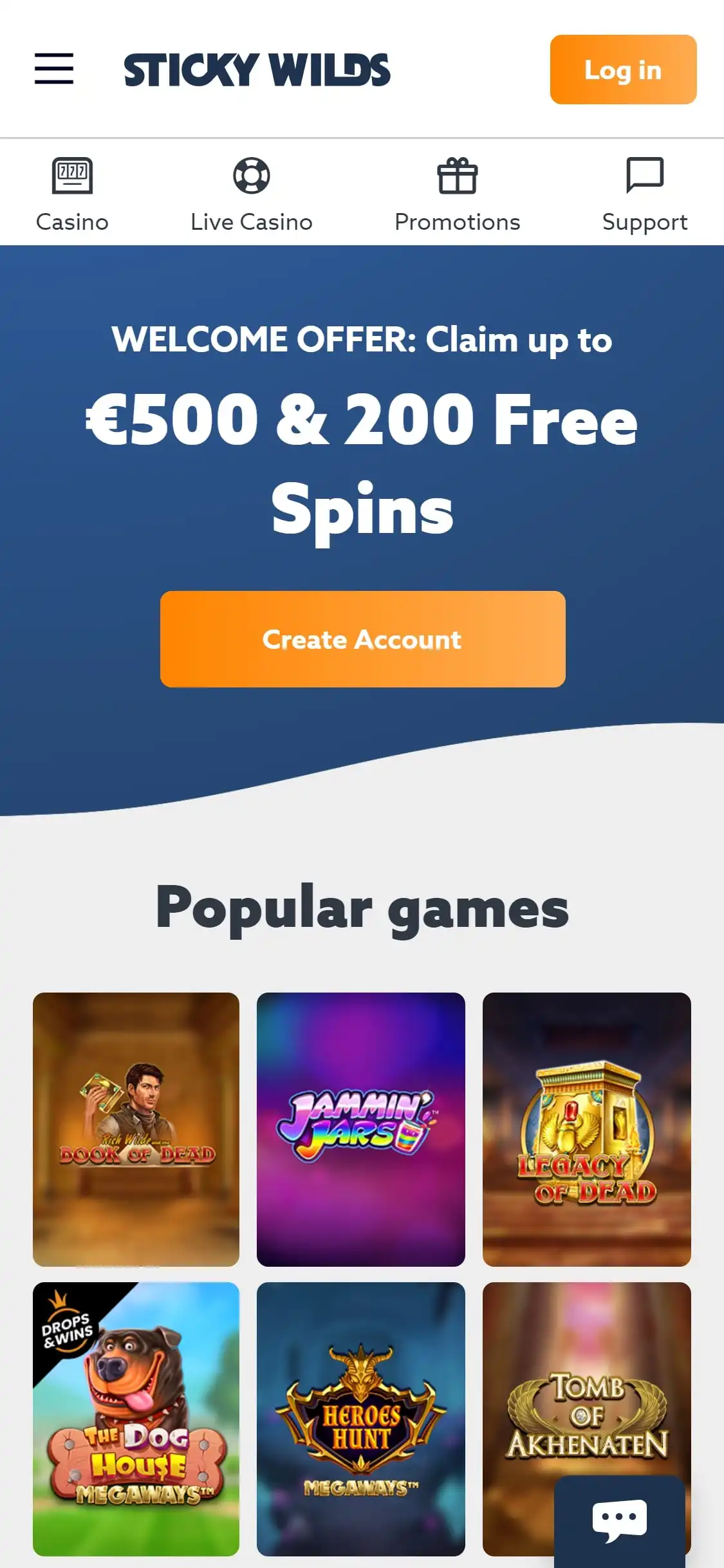 Sticky Wilds Casino Mobile Review
