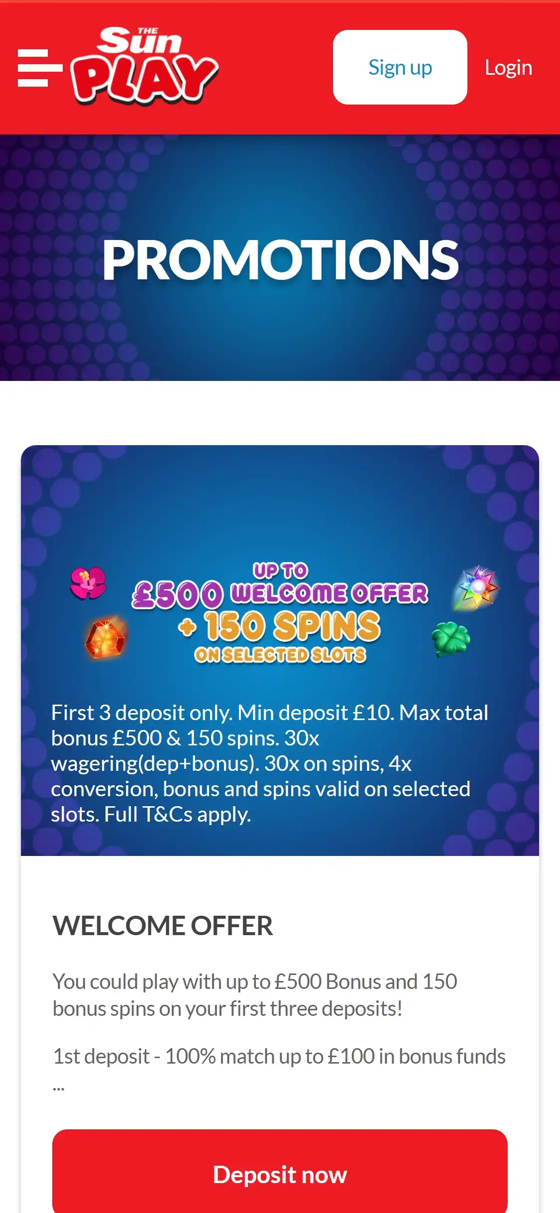 Sun Bets Casino Mobile No Deposit Bonus Review
