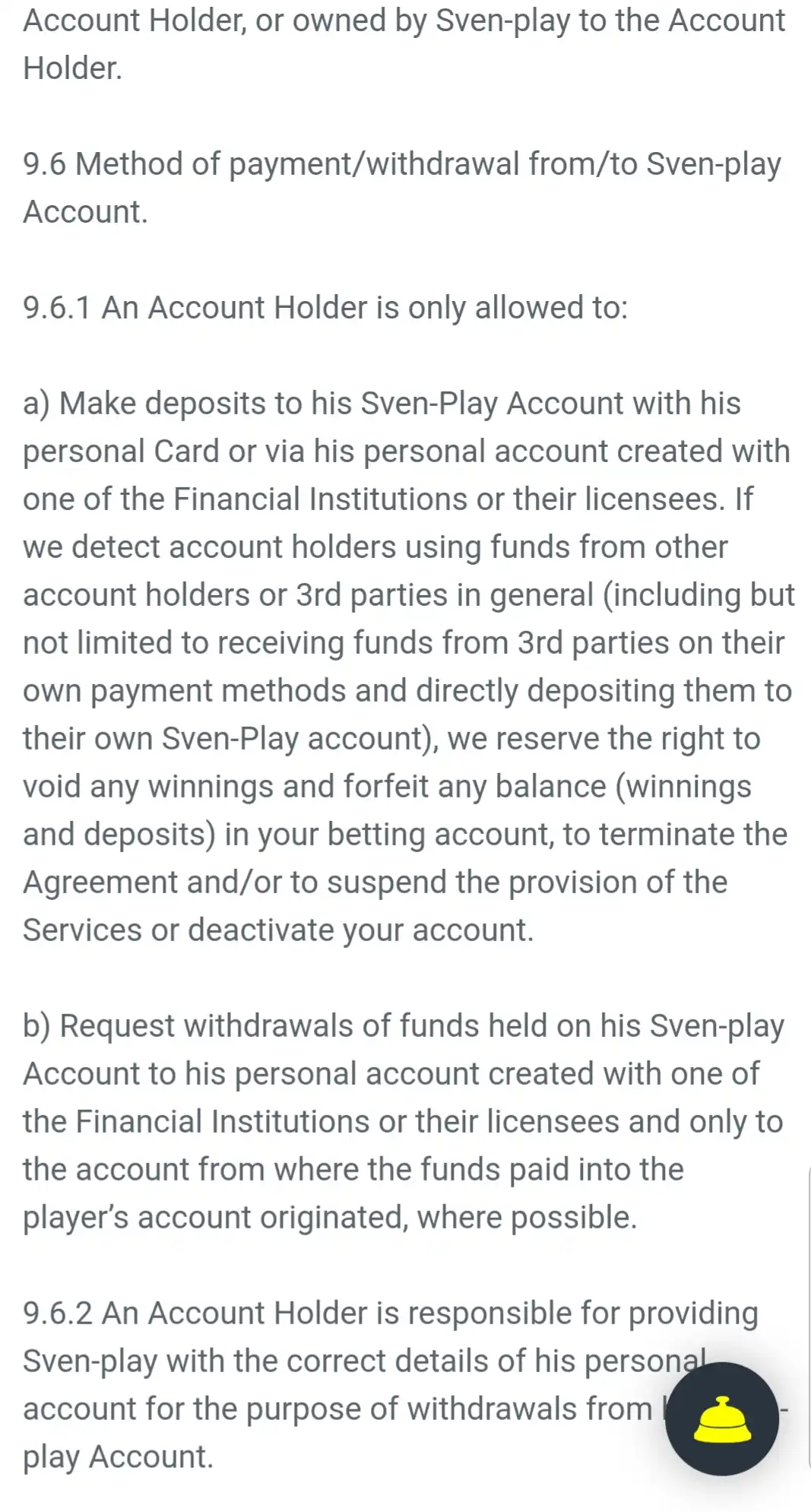 SvenPlay Casino Mobile Payment Methods Review
