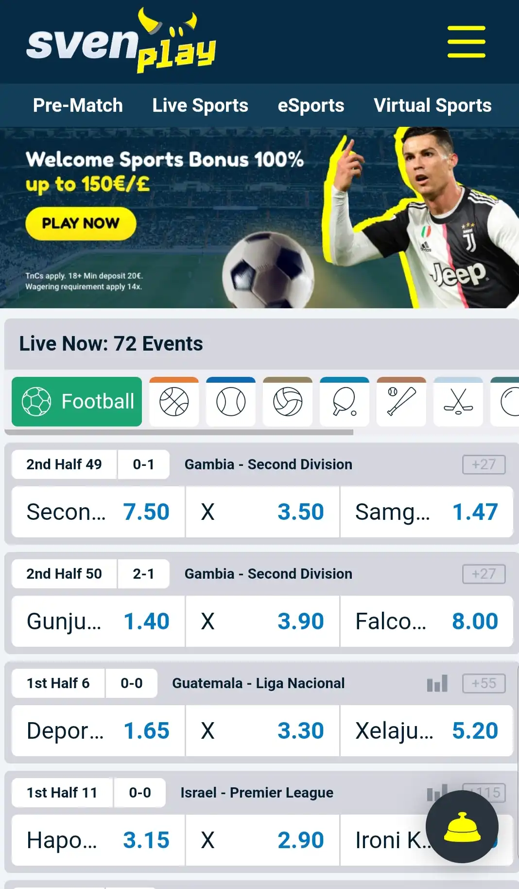 SvenPlay Casino Mobile Betting Review