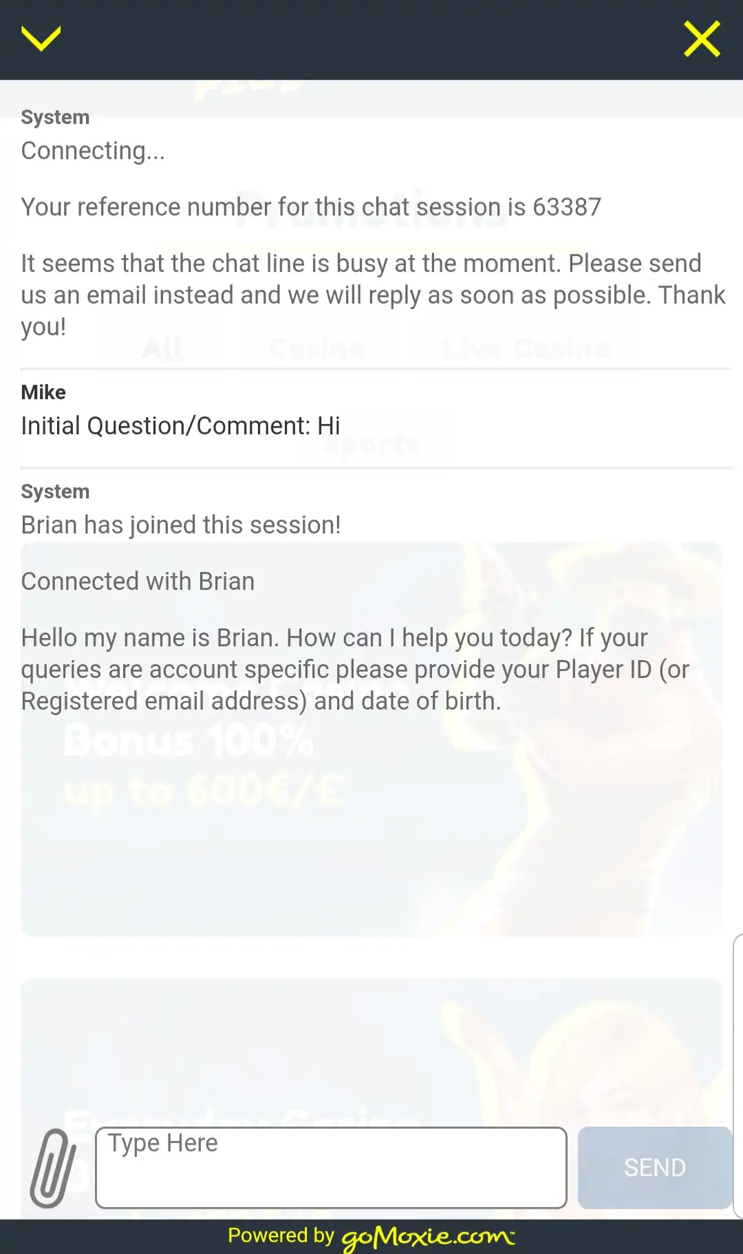 SvenPlay Casino Mobile Support Review