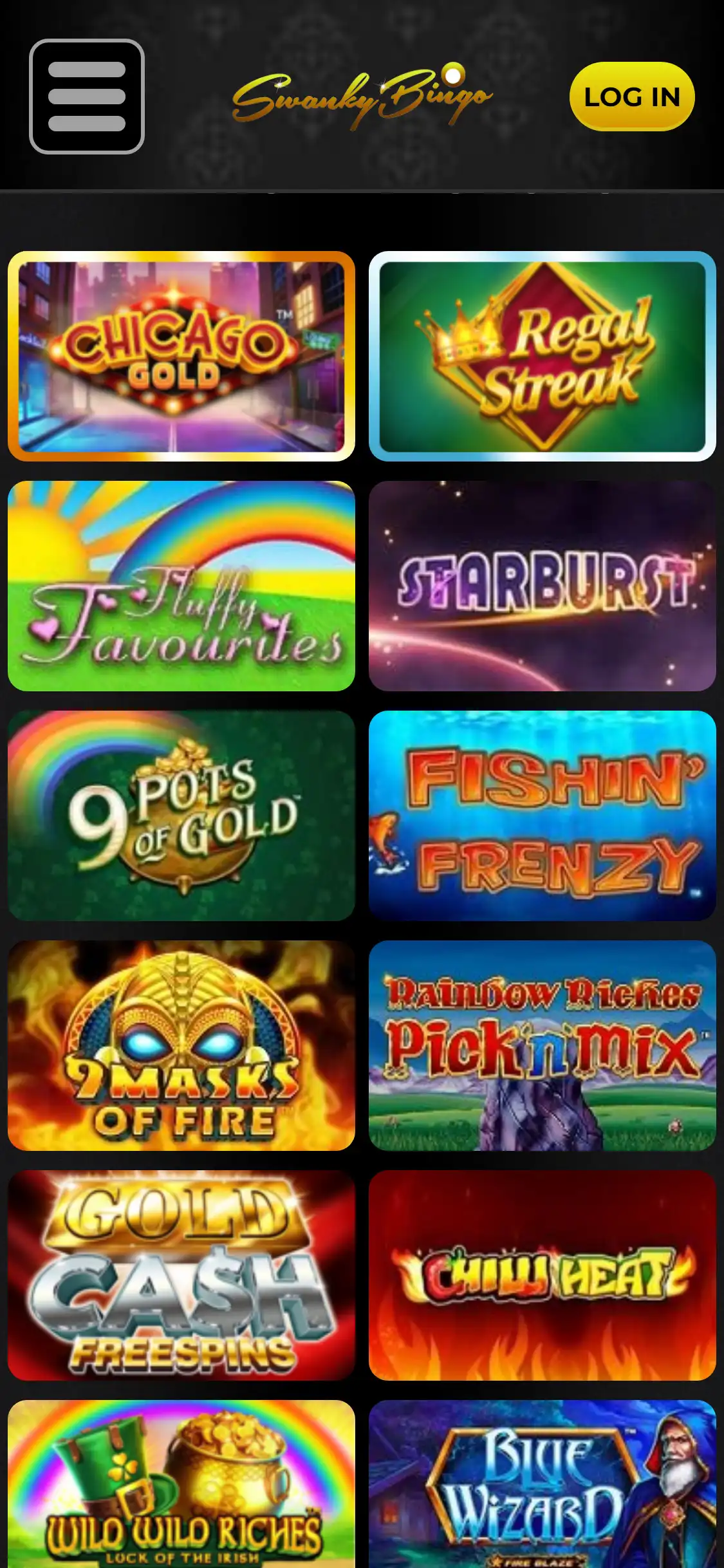 Swanky Bingo Casino Mobile Games Review