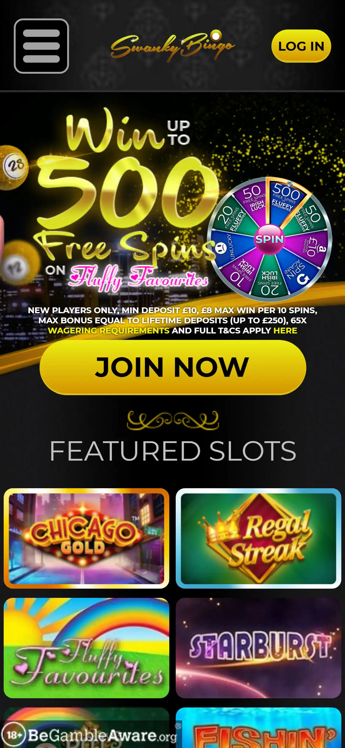 Swanky Bingo Casino Mobile Login Review