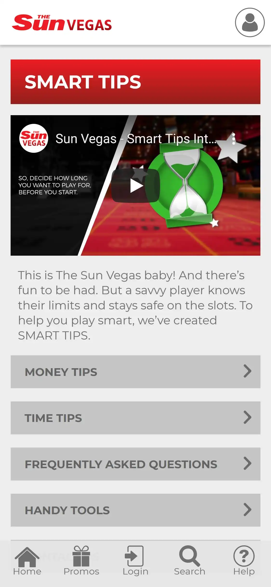 The Sun Vegas Casino Mobile Support Review