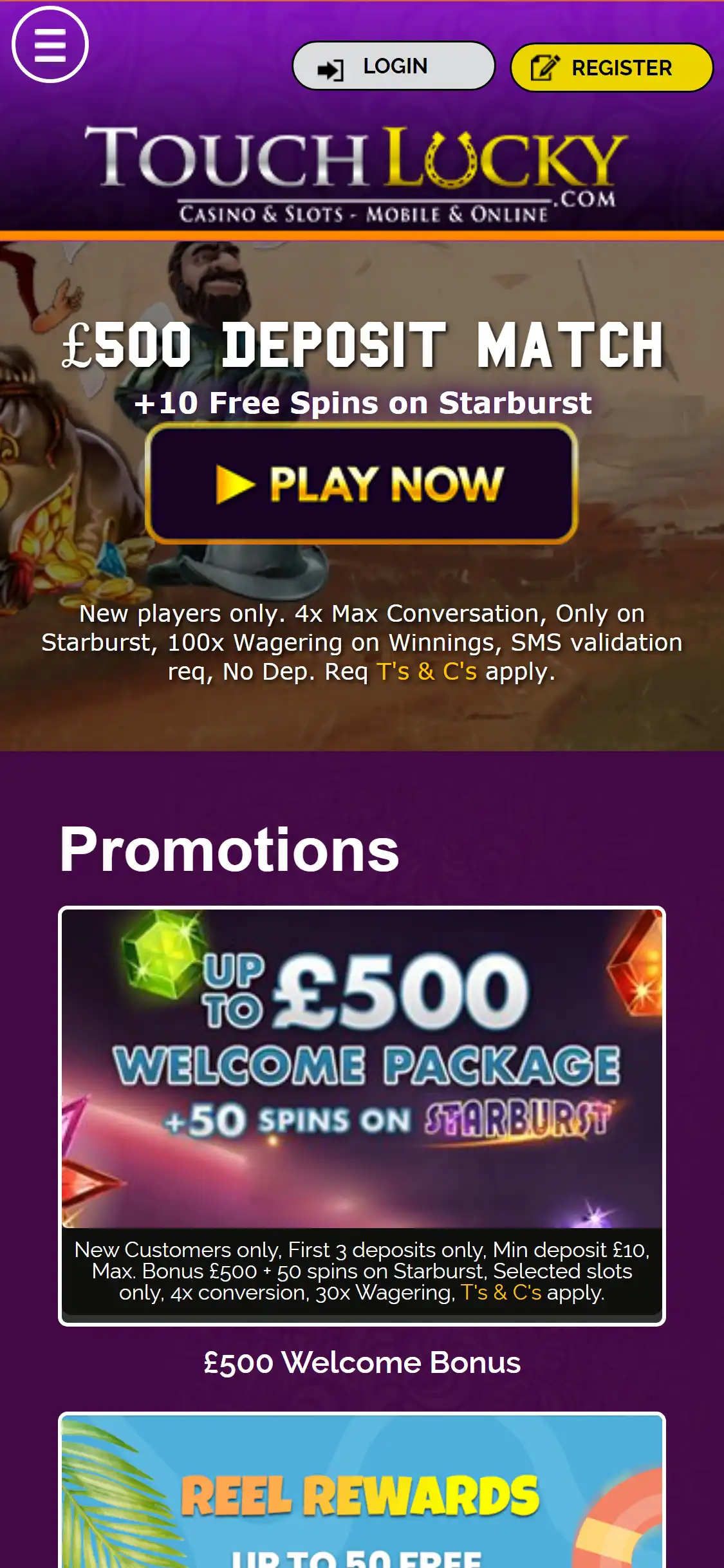 Touch Lucky Casino Mobile No Deposit Bonus Review