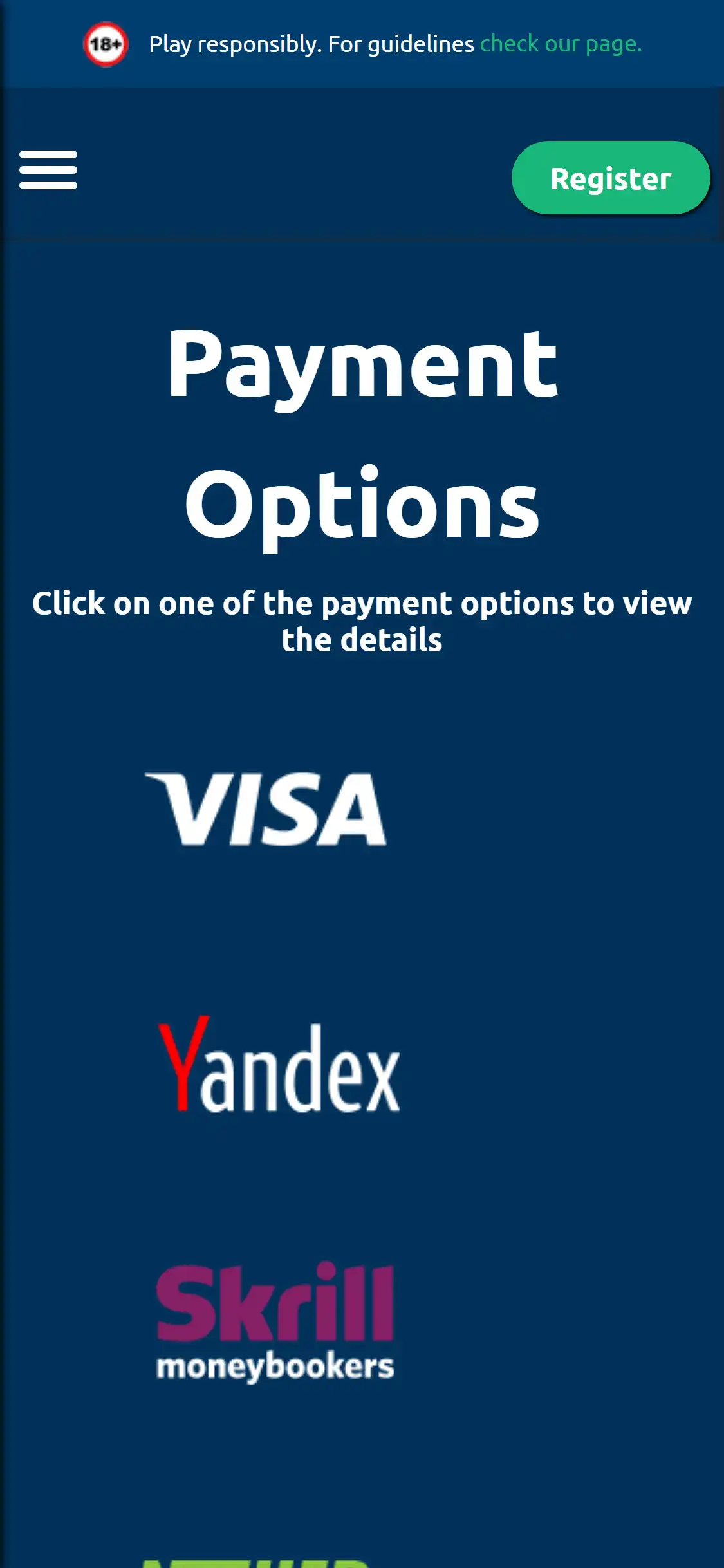 Turbonino Mobile Payment Methods Review