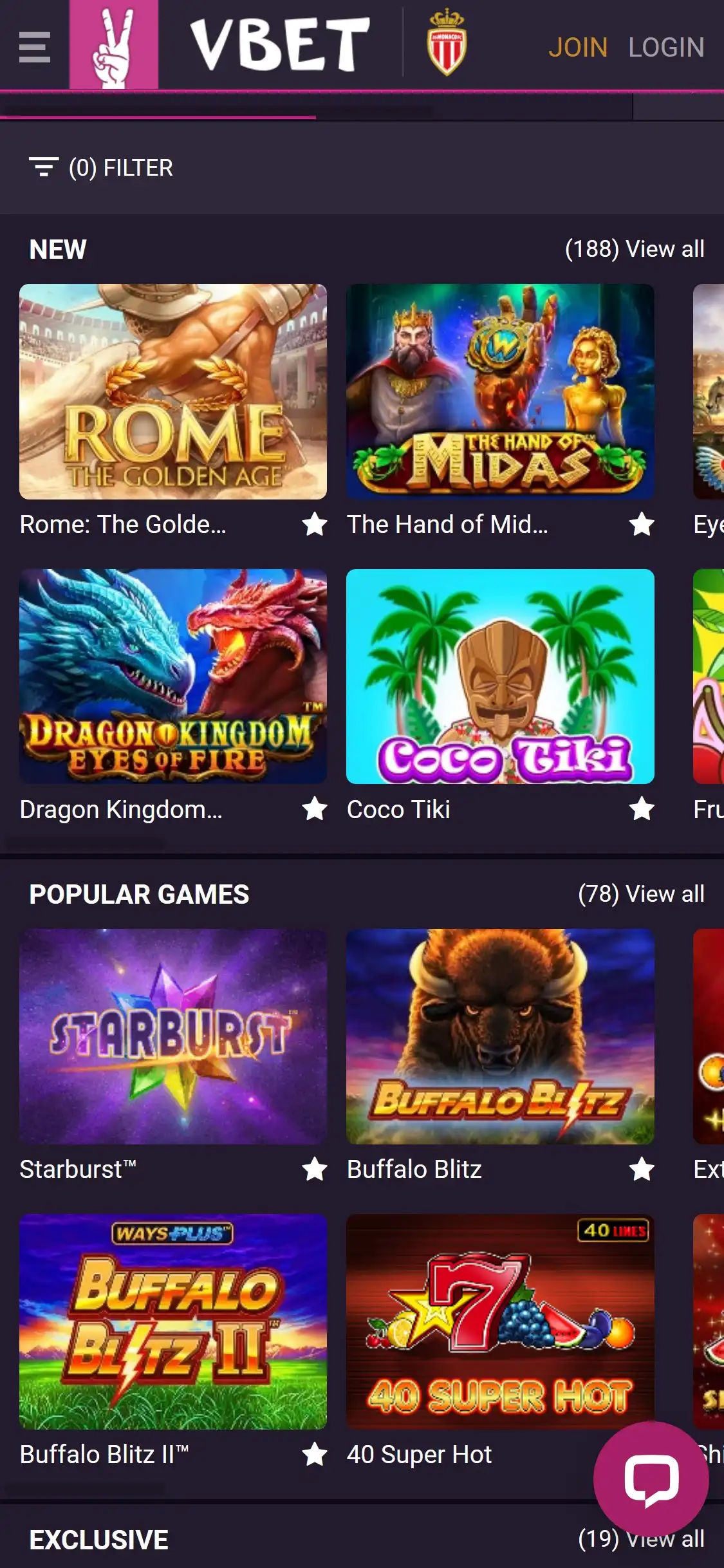 Vbet Casino Mobile Games Review