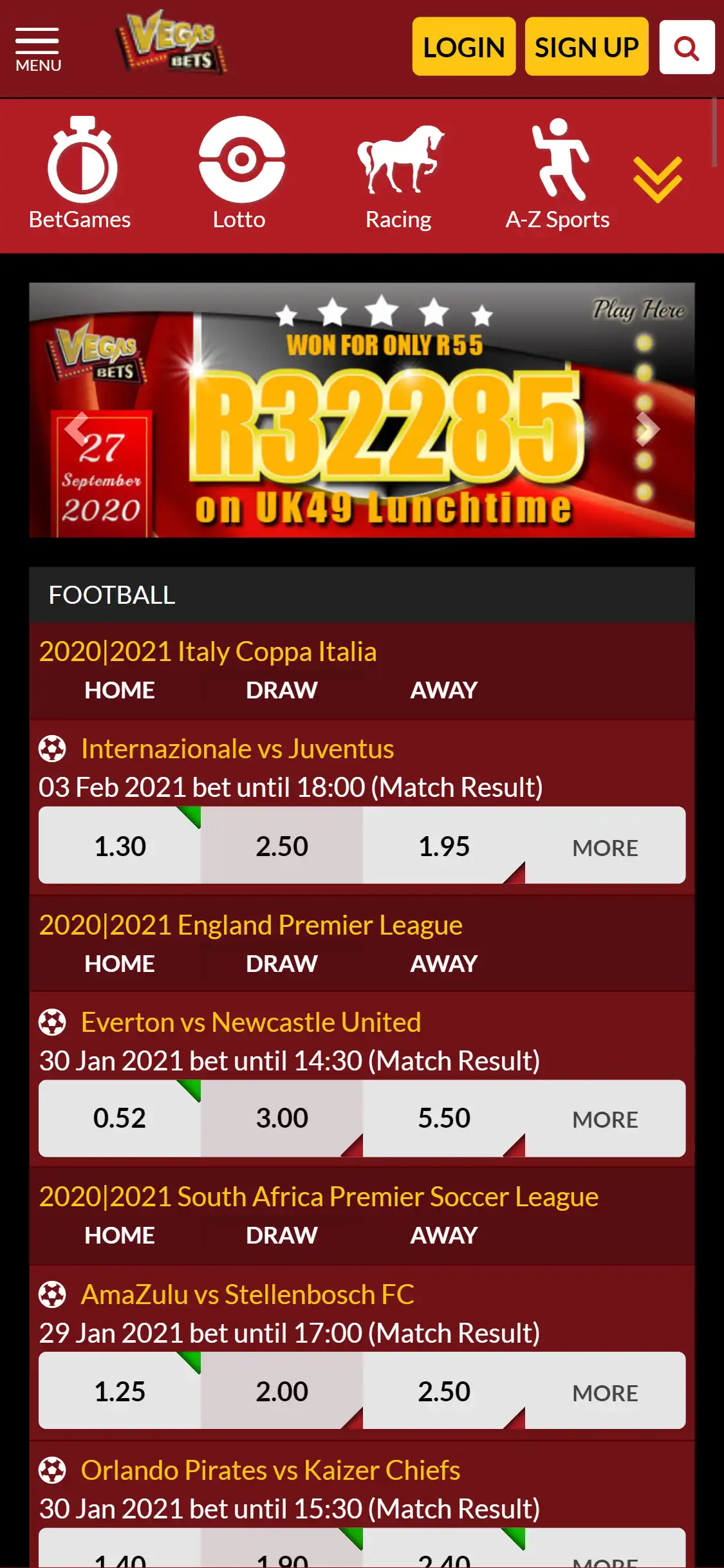 Vegas Bets Casino Mobile Review
