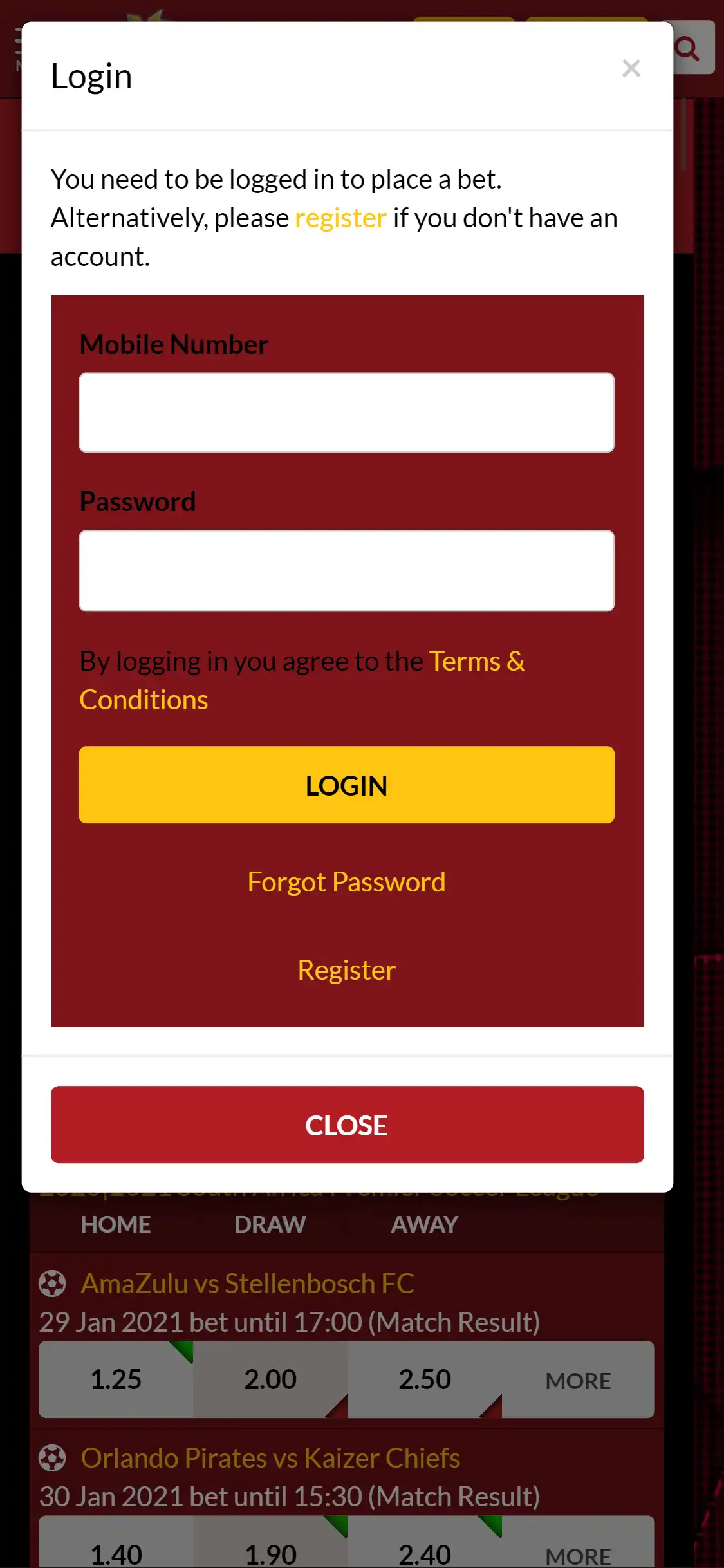 Vegas Bets Casino Mobile Login Review