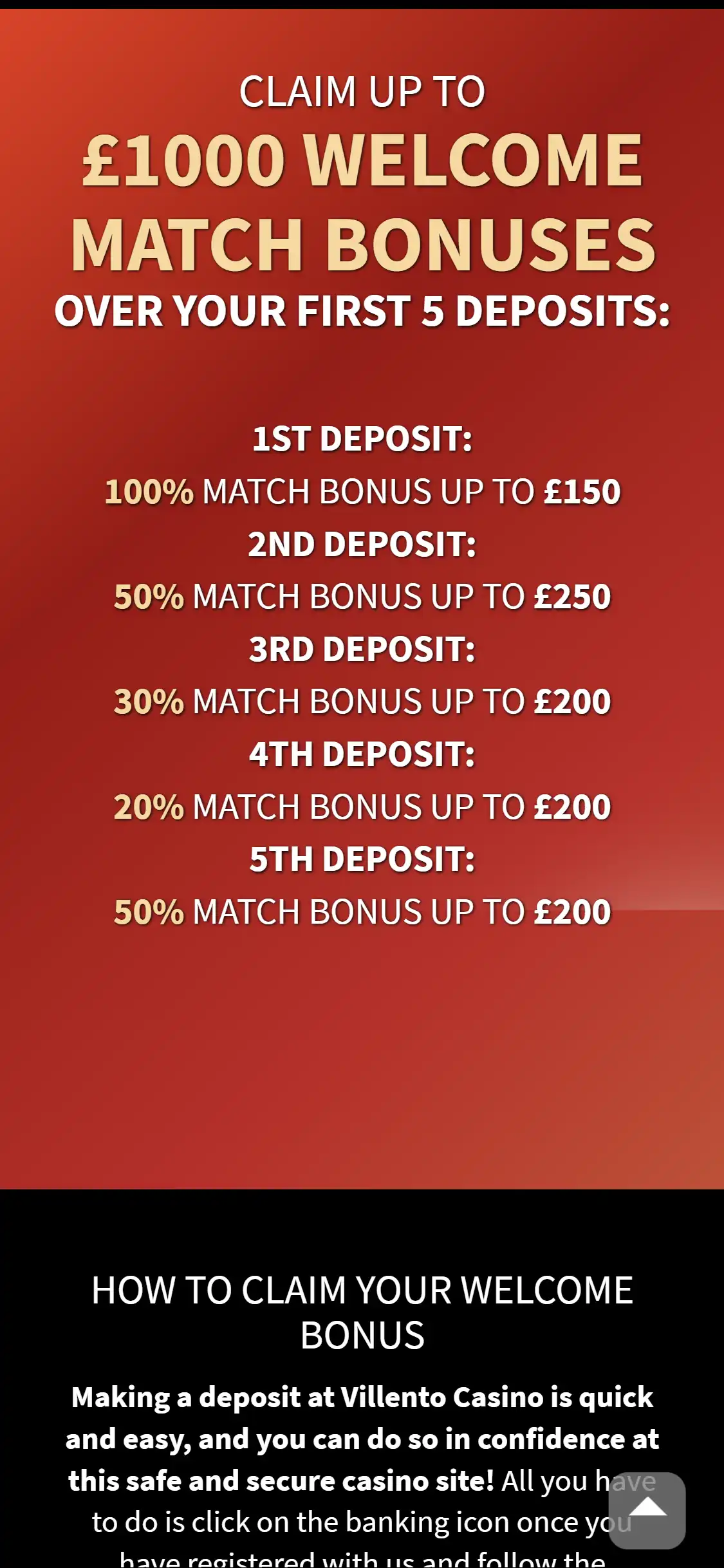 Villento Casino Mobile No Deposit Bonus Review