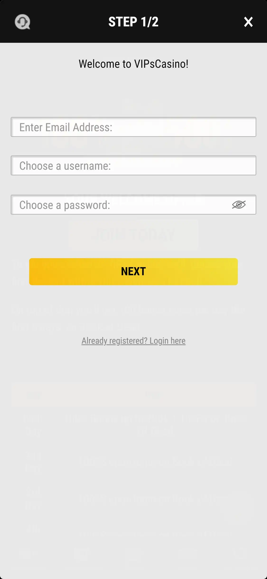 VIPs Casino Mobile Login Review