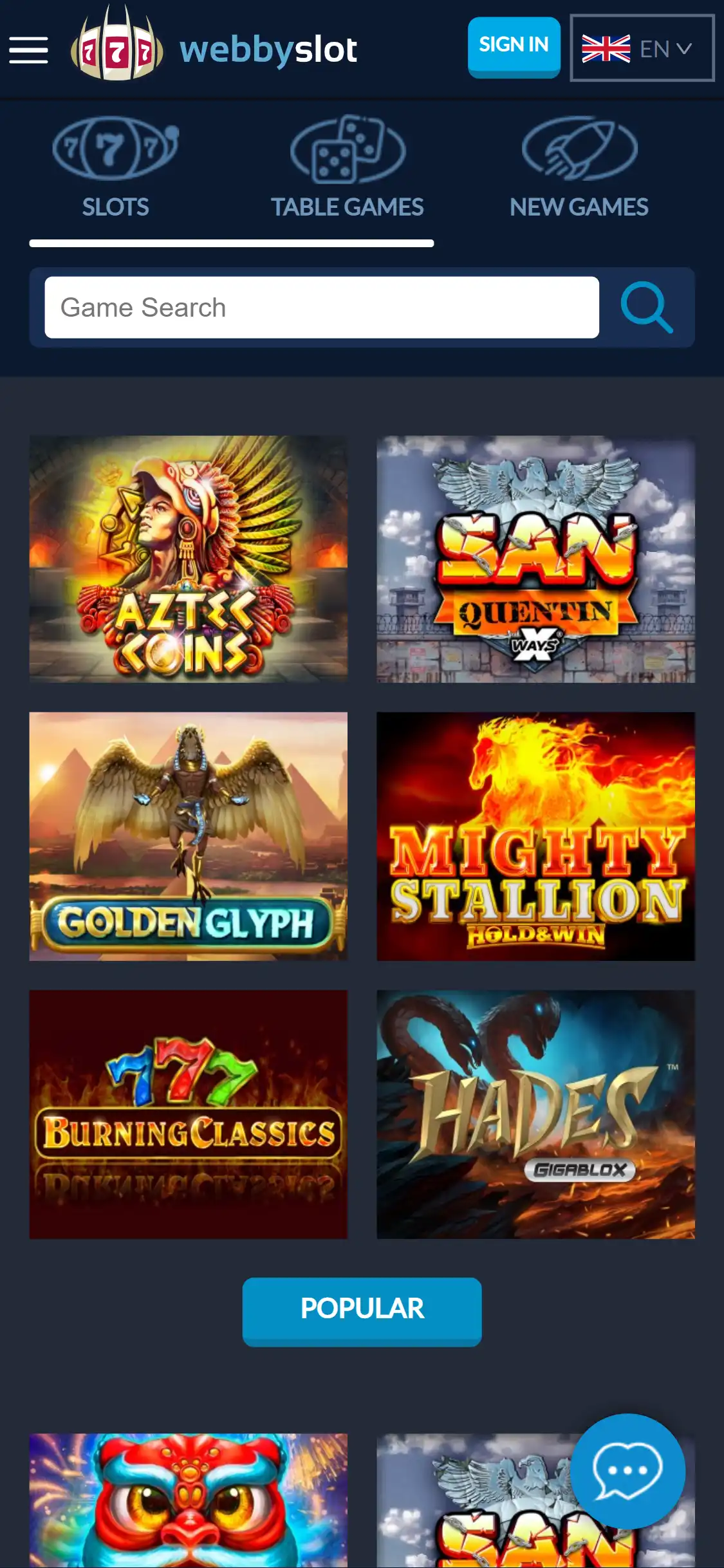 WebbySlot Casino Mobile Games Review