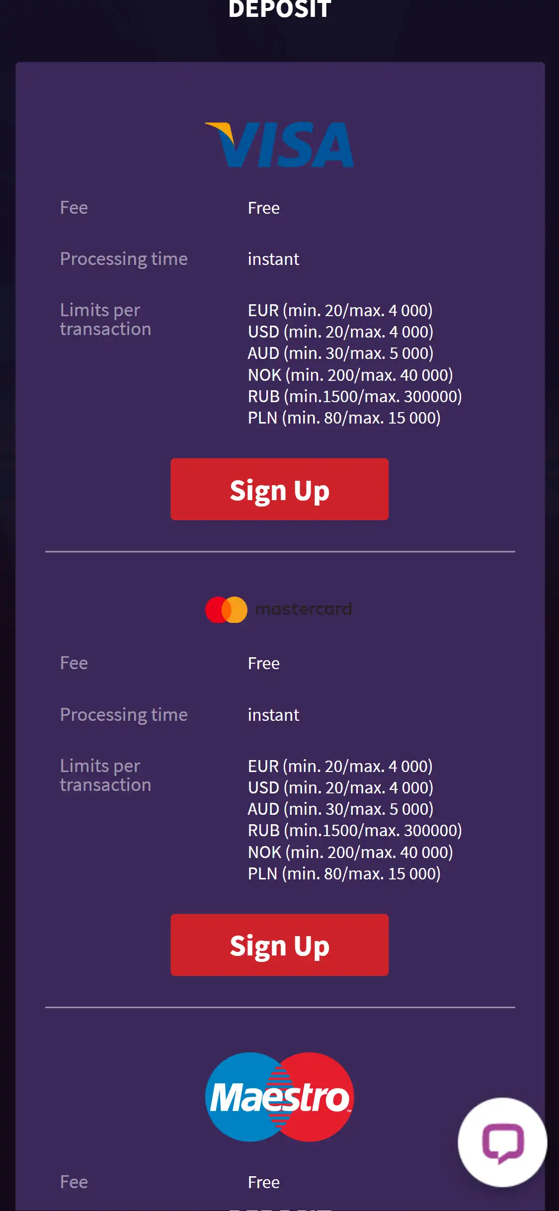 Wild Blaster Casino Mobile Payment Methods Review