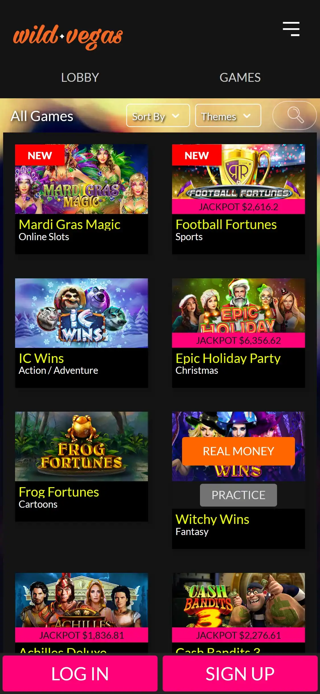 Wild Vegas Casino Mobile Games Review