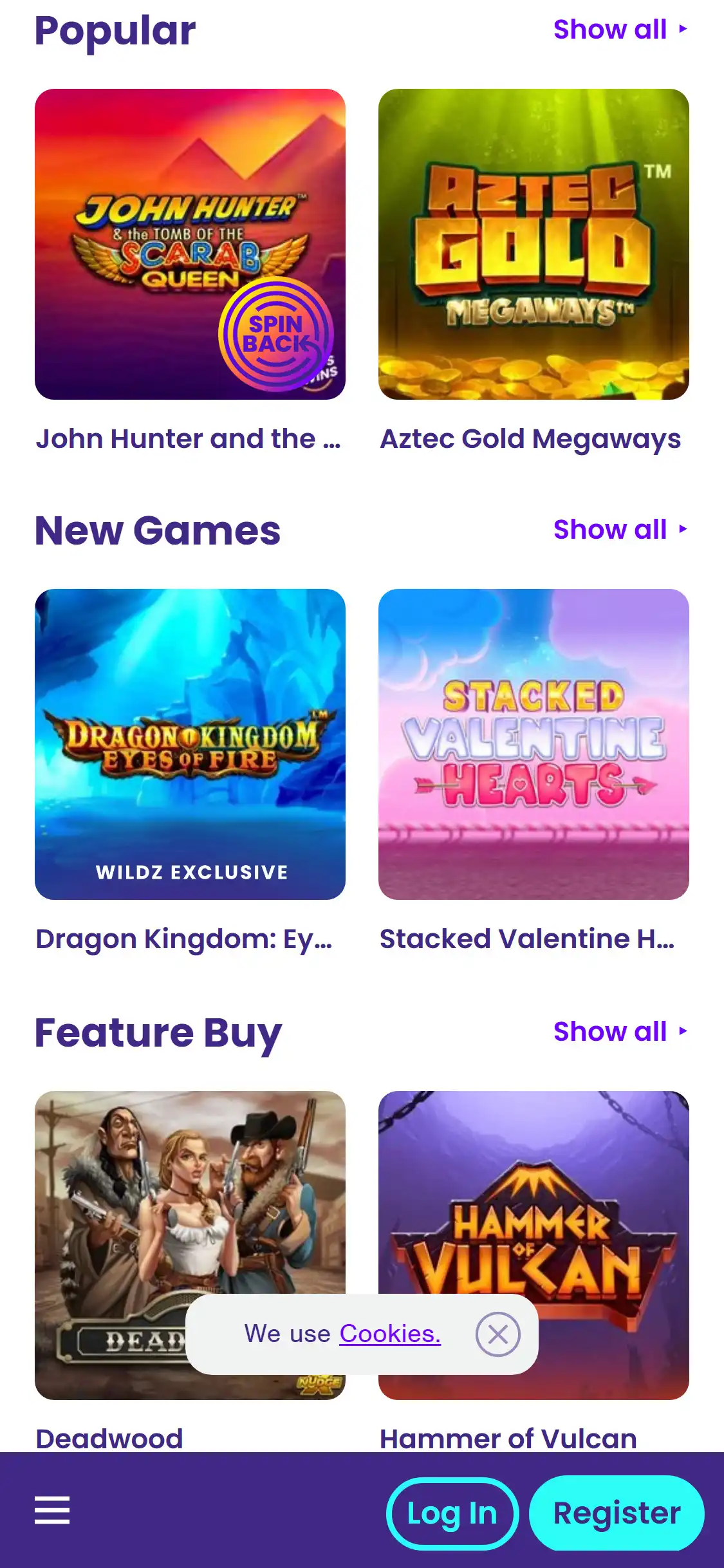 Wildz Casino Mobile Games Review