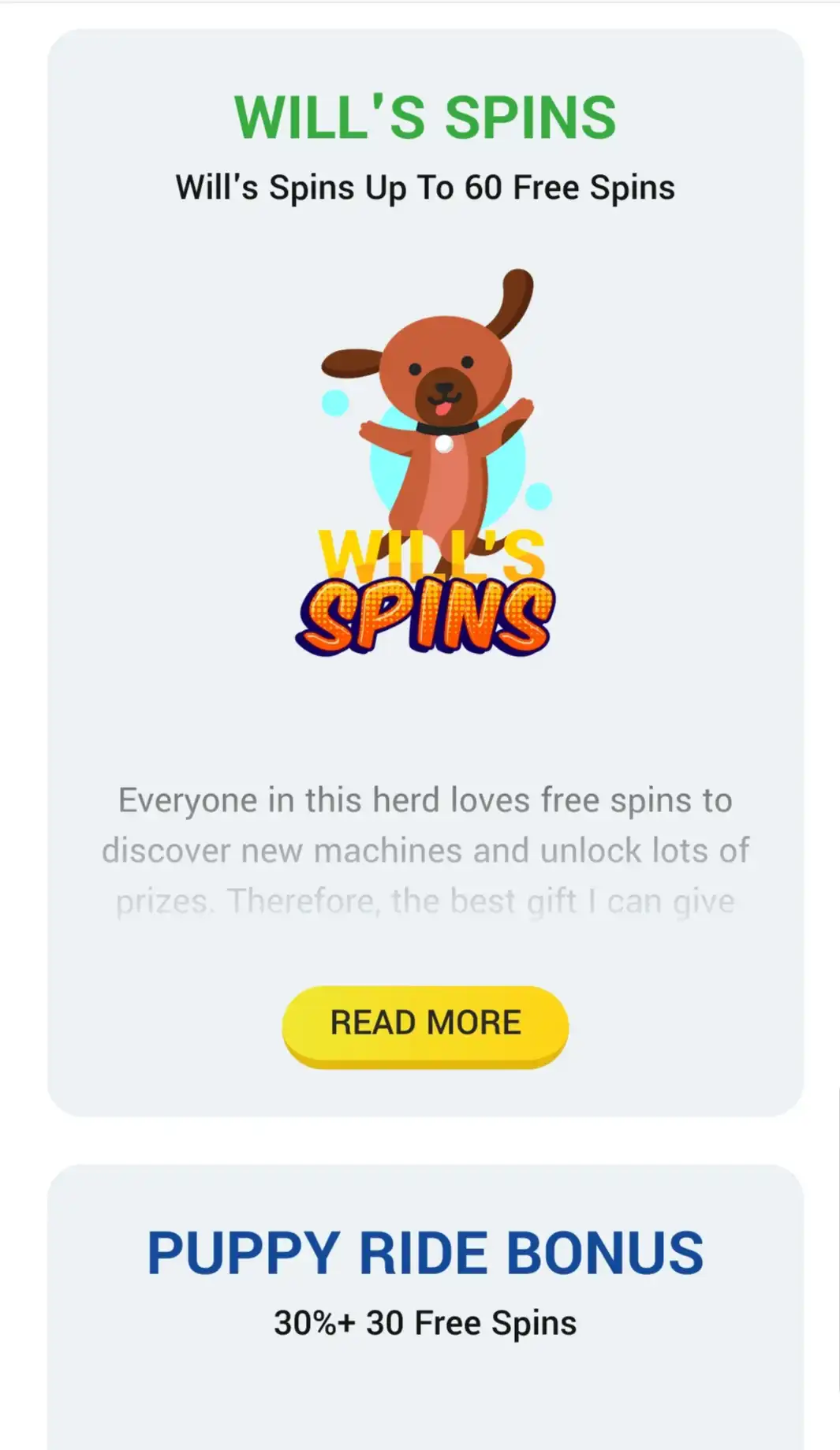 Will's Casino Mobile No Deposit Bonus Review