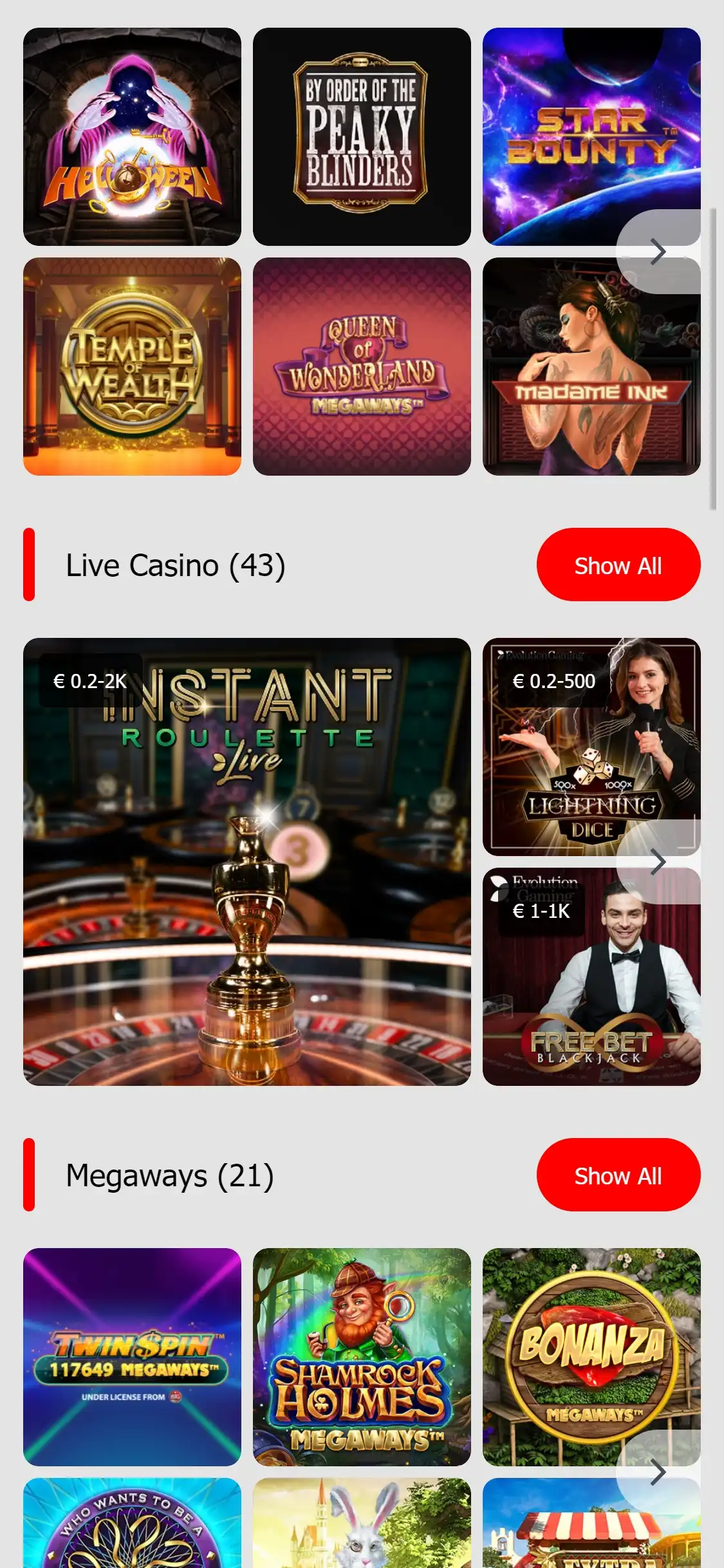 Win Masters Casino Mobile Games Review