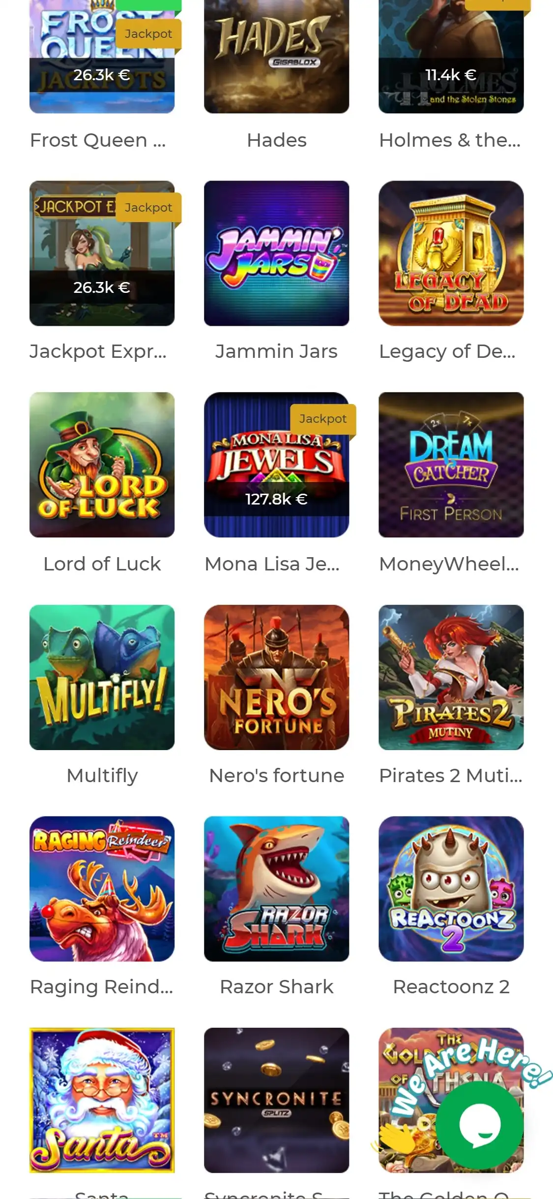 Wolfy Casino Mobile Games Review