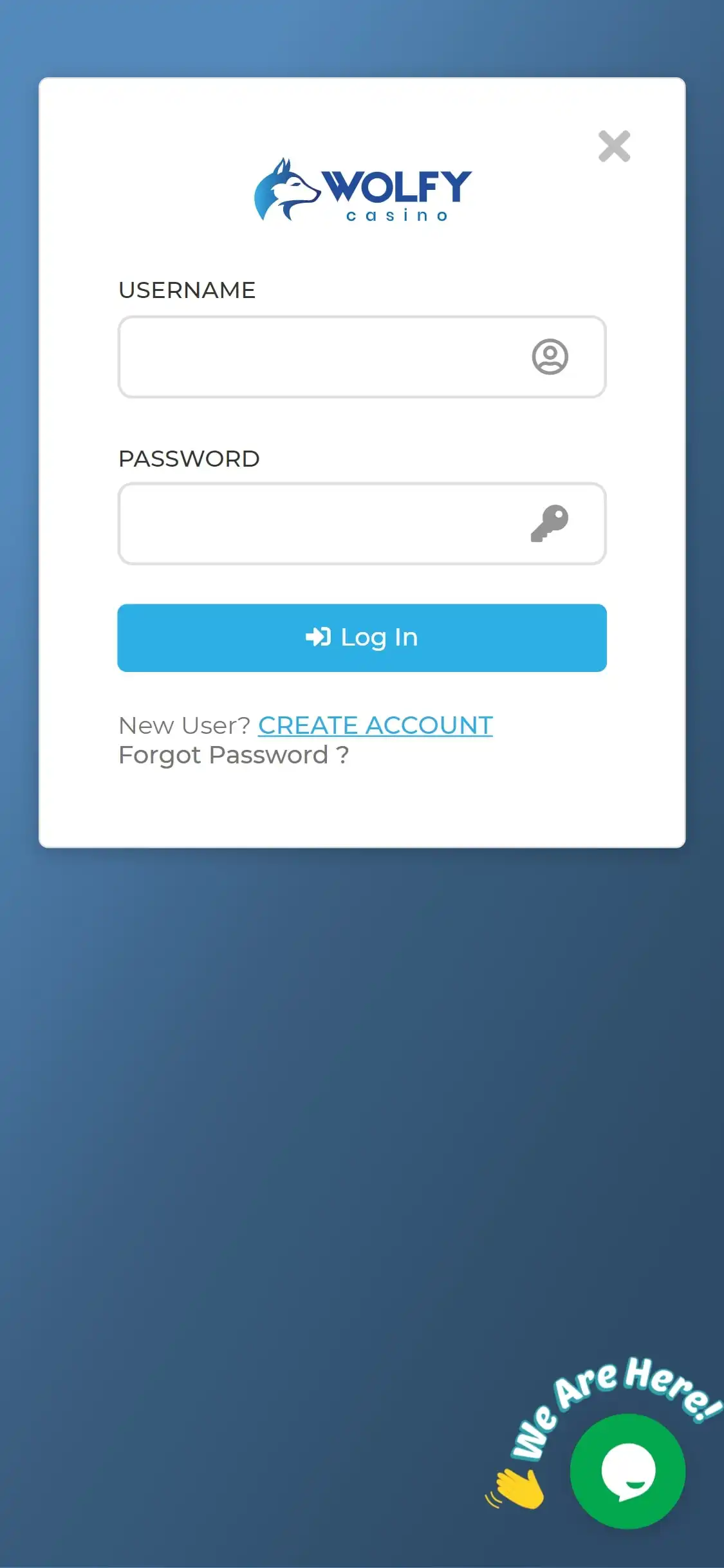 Wolfy Casino Mobile Login Review