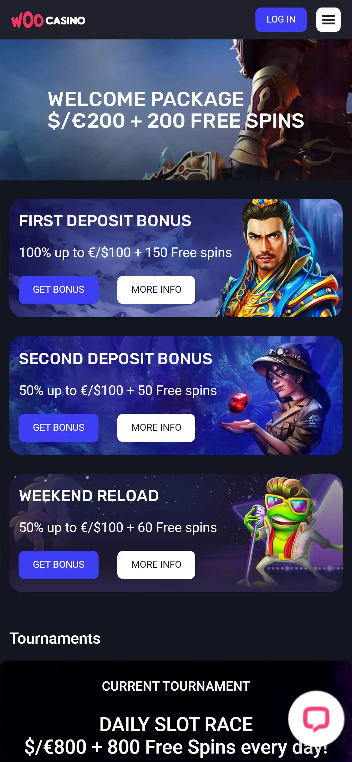 Woo Casino Mobile No Deposit Bonus Review