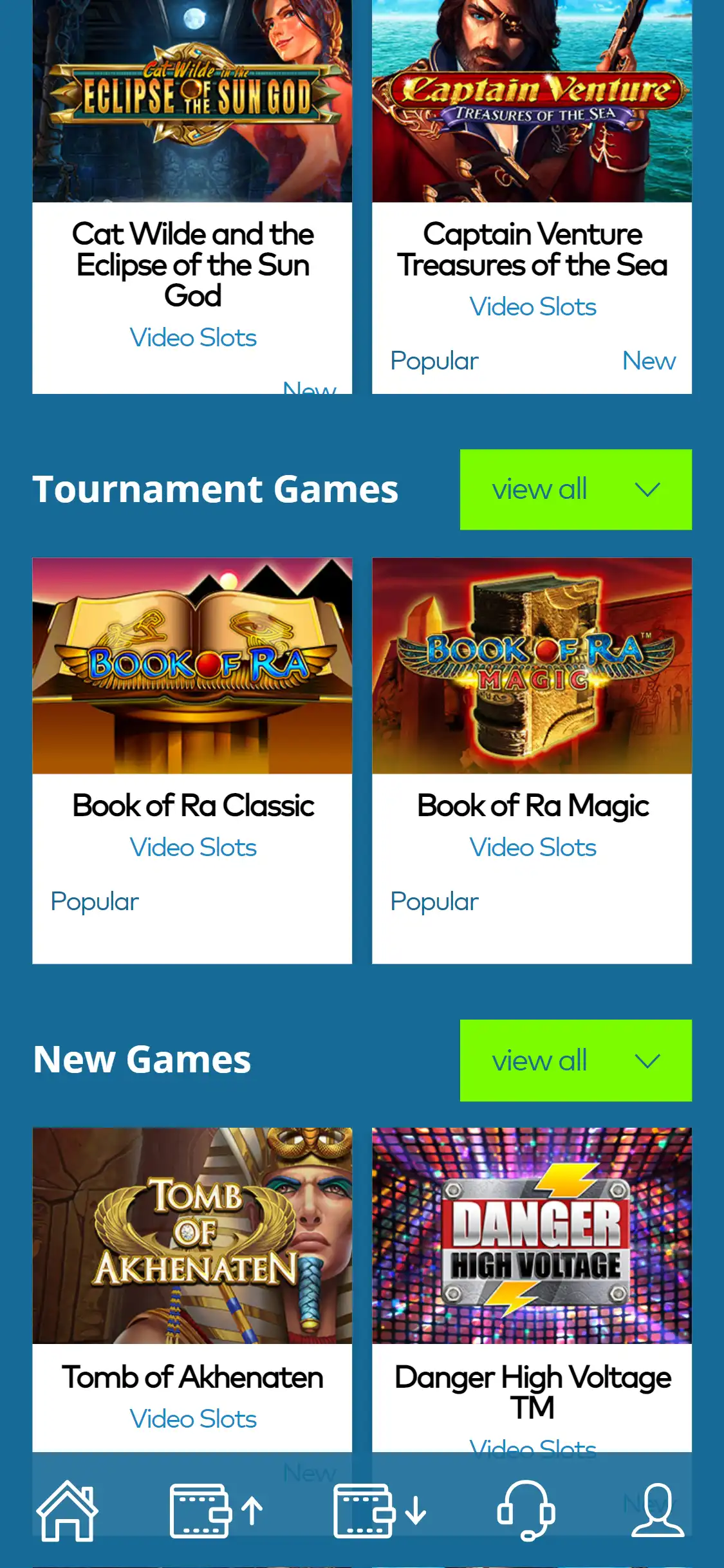 Yeti Casino Mobile Games Review