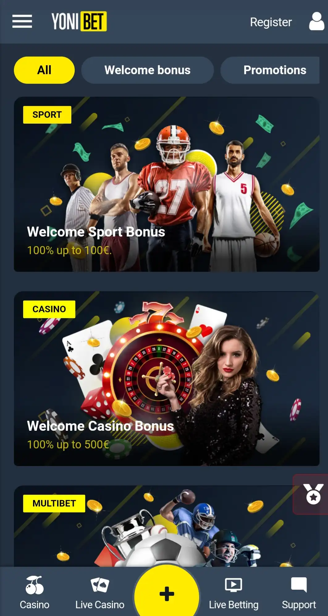 Yonibet Casino Mobile No Deposit Bonus Review