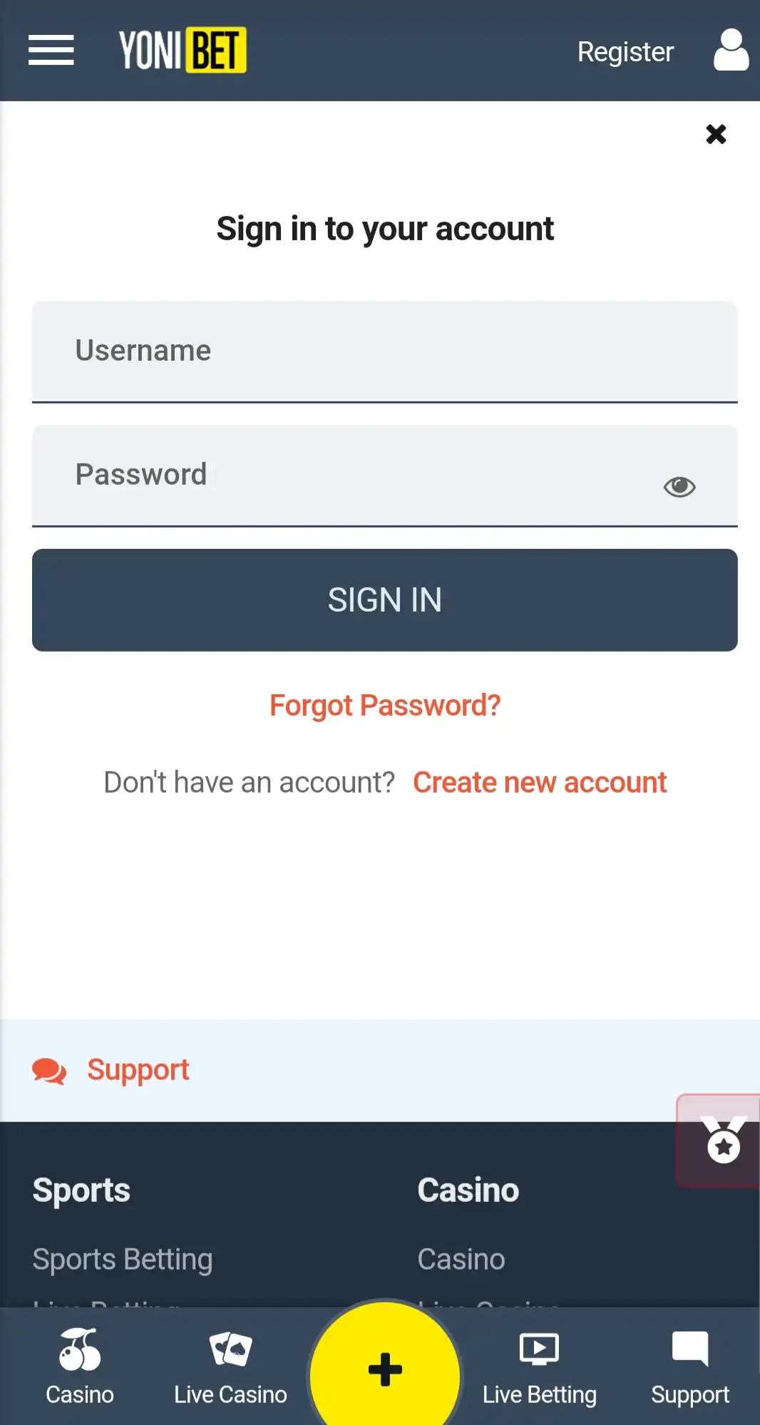 Yonibet Casino Mobile Login Review